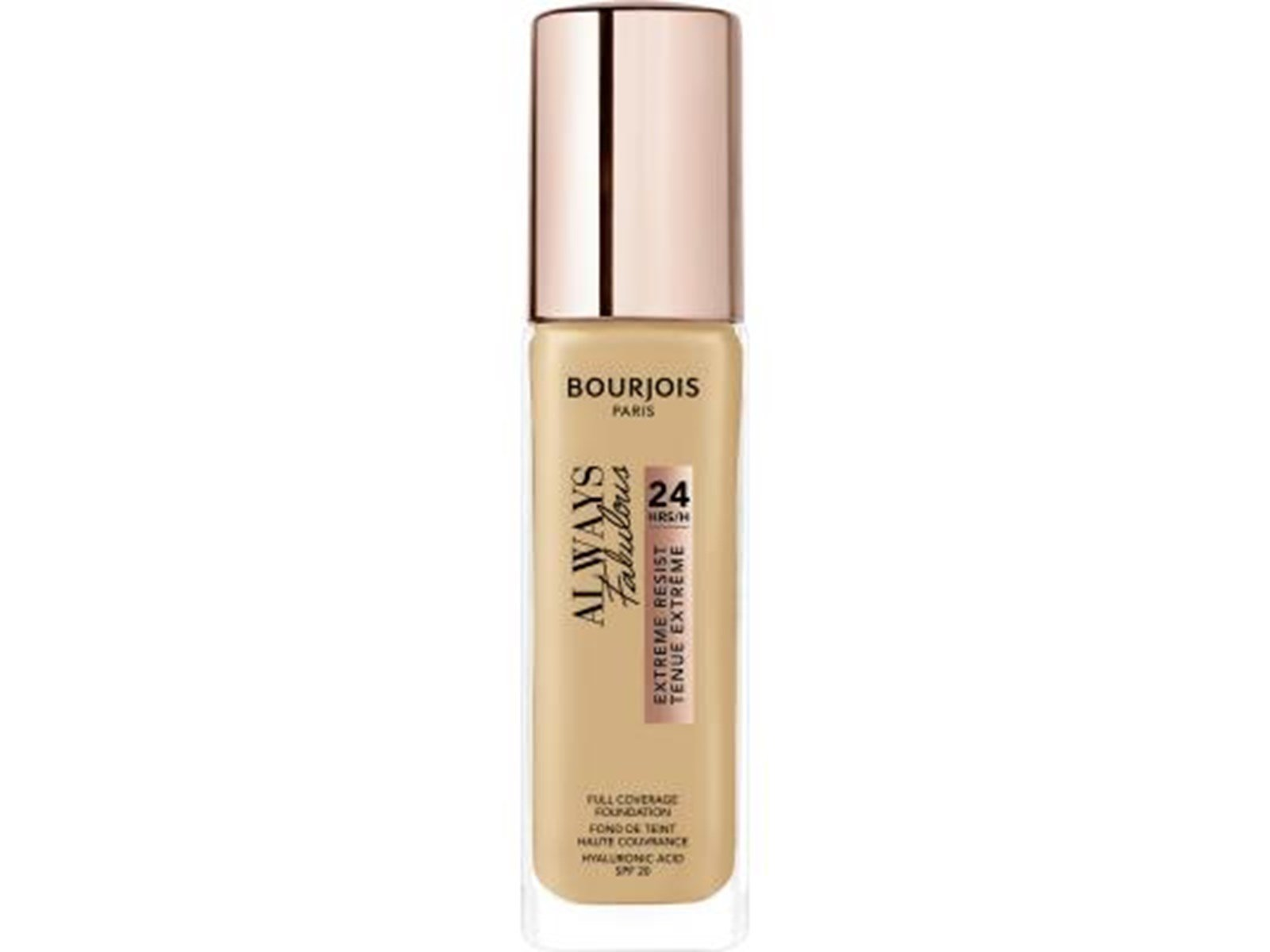 Bourjois Always fabulous 24hrs foundation SPF20  - No. 400 Rose Beige Bourjois Always fabulous 24hrs foundation SPF20  - No. 400 Rose Beige